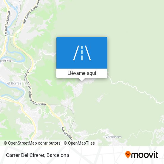 Mapa Carrer Del Cirerer