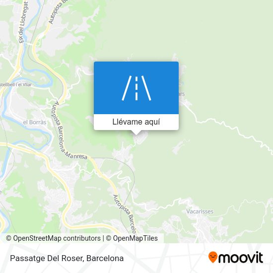 Mapa Passatge Del Roser