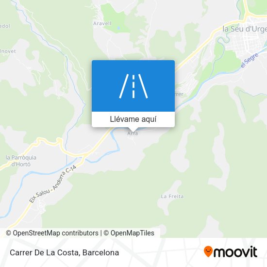 Mapa Carrer De La Costa