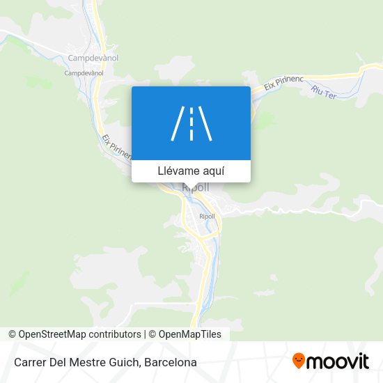 Mapa Carrer Del Mestre Guich