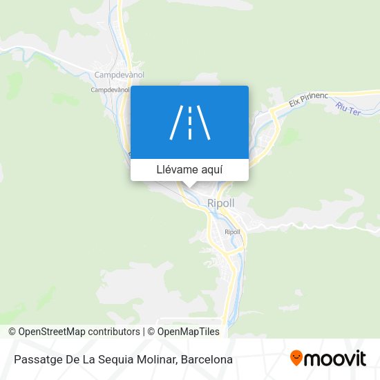 Mapa Passatge De La Sequia Molinar