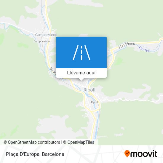 Mapa Plaça D'Europa