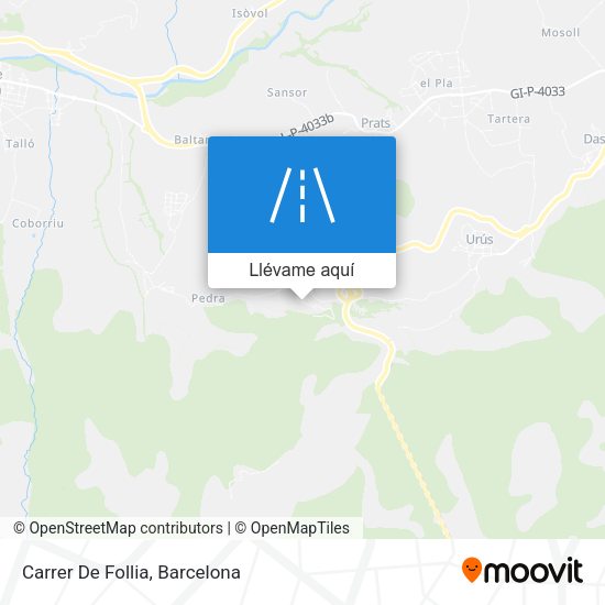 Mapa Carrer De Follia