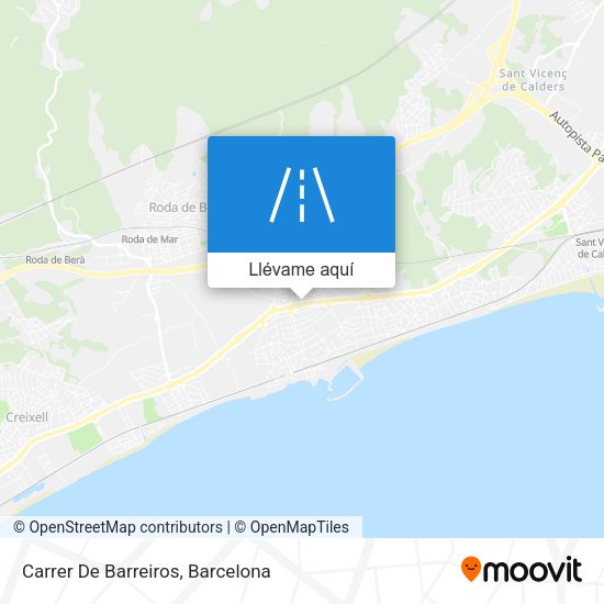 Mapa Carrer De Barreiros