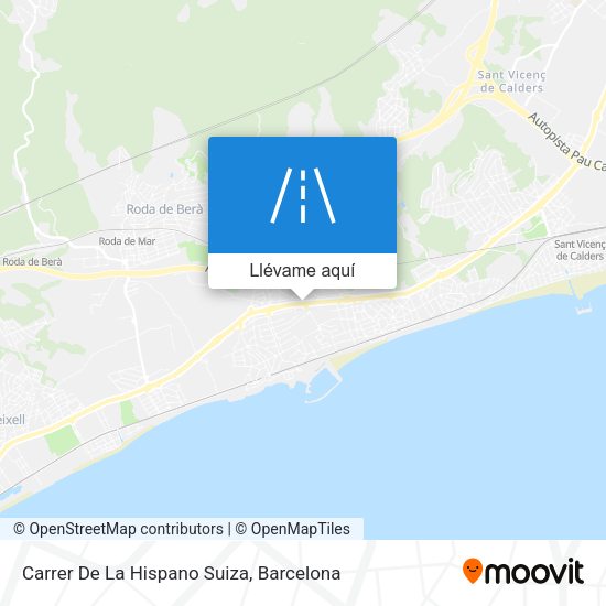 Mapa Carrer De La Hispano Suiza