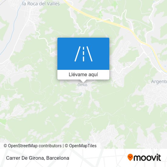 Mapa Carrer De Girona