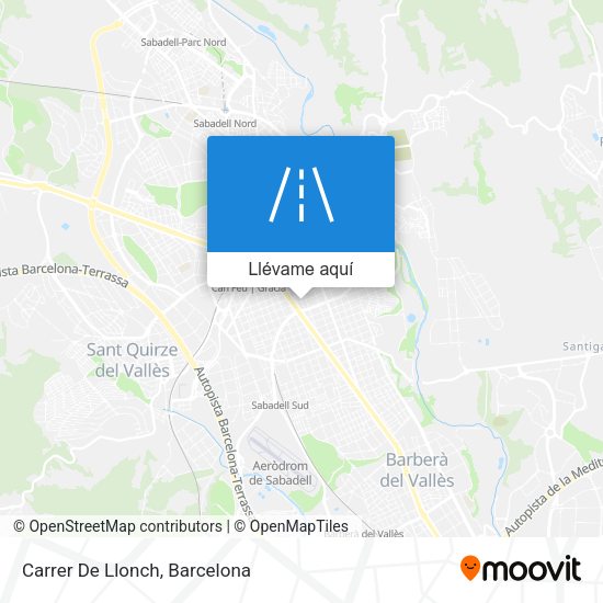 Mapa Carrer De Llonch