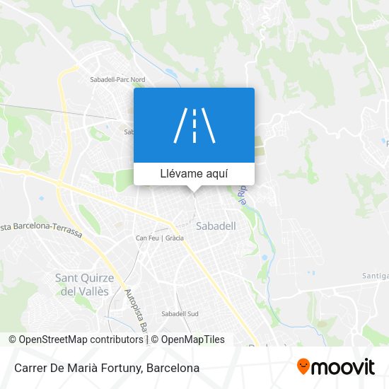 Mapa Carrer De Marià Fortuny