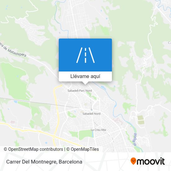 Mapa Carrer Del Montnegre