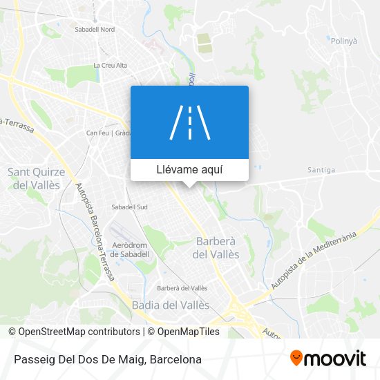 Mapa Passeig Del Dos De Maig