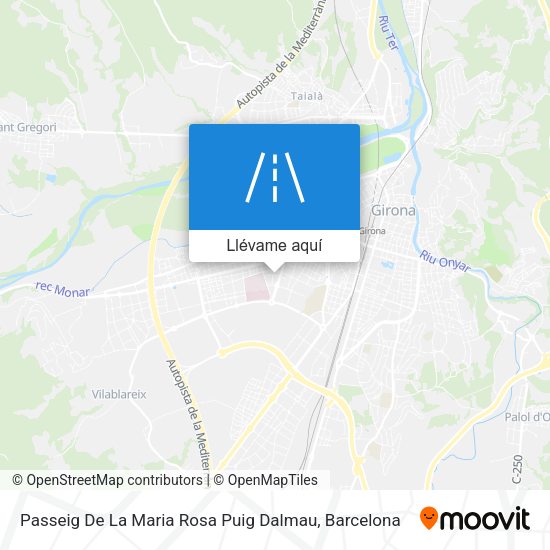 Mapa Passeig De La Maria Rosa Puig Dalmau