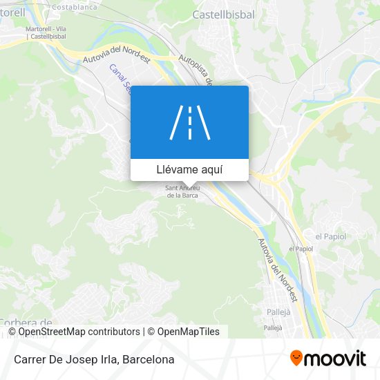 Mapa Carrer De Josep Irla