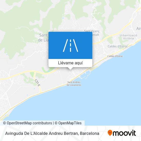 Mapa Avinguda De L'Alcalde Andreu Bertran