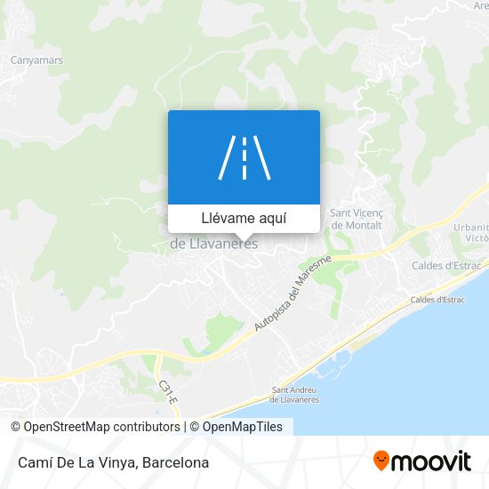 Mapa Camí De La Vinya