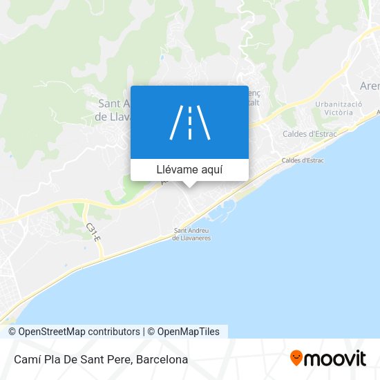 Mapa Camí Pla De Sant Pere