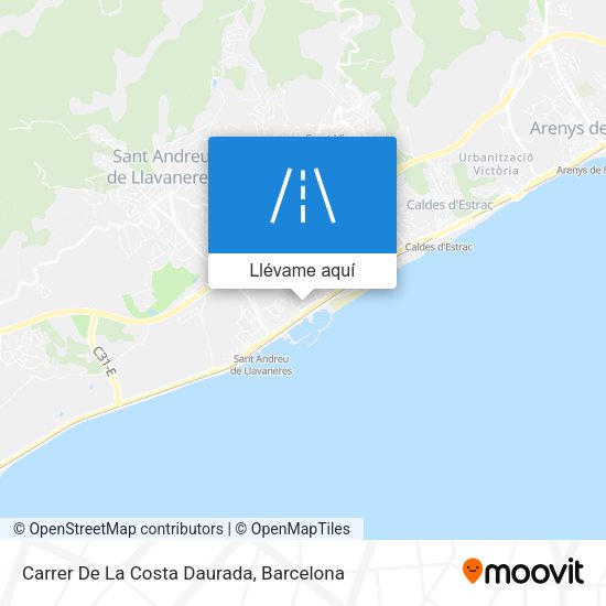 Mapa Carrer De La Costa Daurada