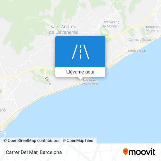 Mapa Carrer Del Mar