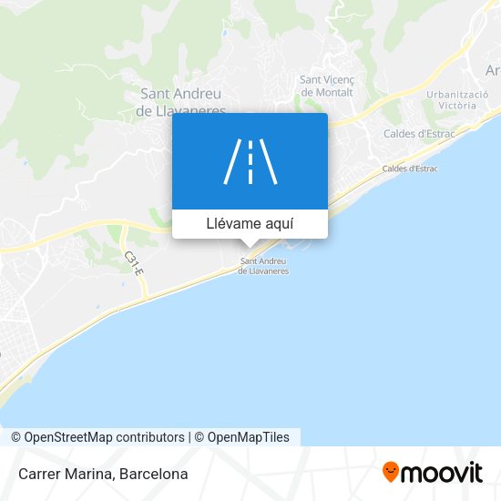 Mapa Carrer Marina