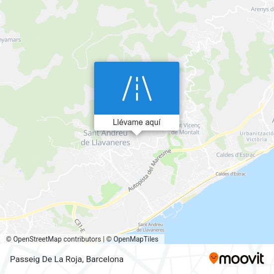Mapa Passeig De La Roja