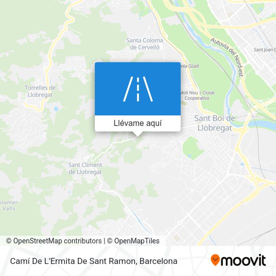 Mapa Camí De L'Ermita De Sant Ramon