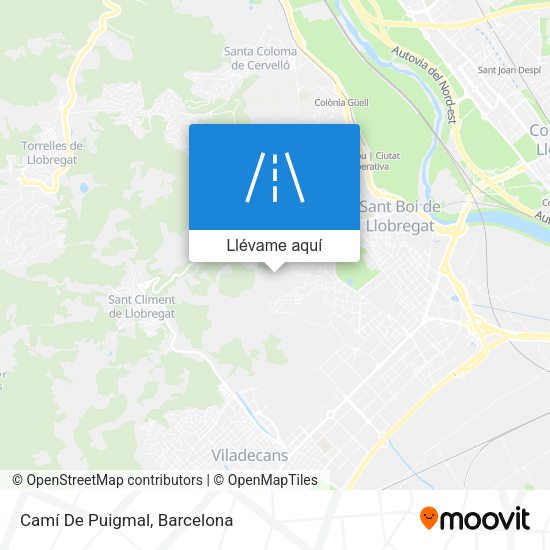 Mapa Camí De Puigmal