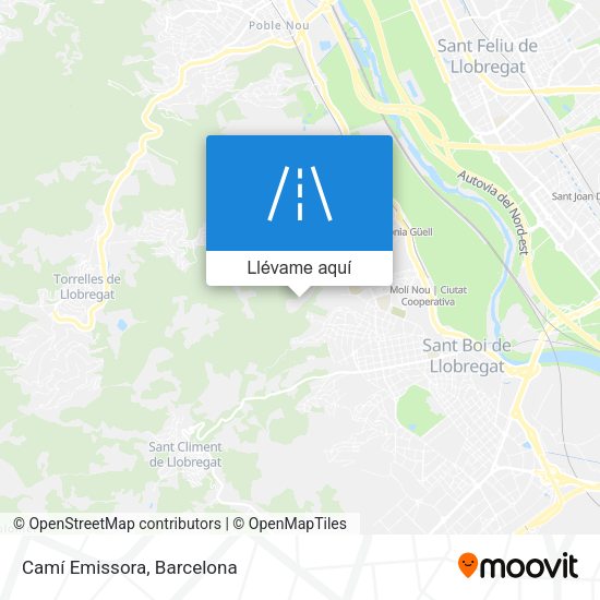 Mapa Camí Emissora