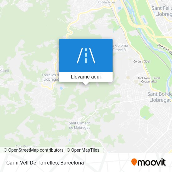 Mapa Camí Vell De Torrelles