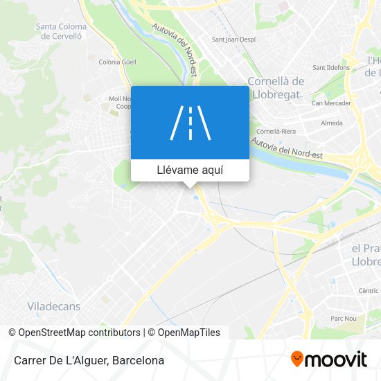 Mapa Carrer De L'Alguer