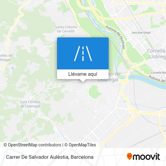 Mapa Carrer De Salvador Aulèstia