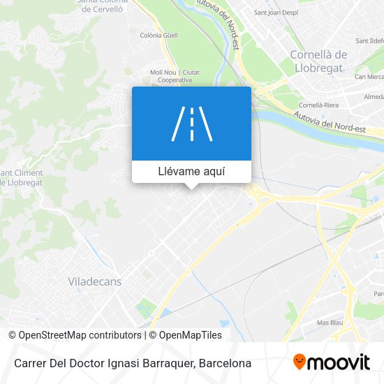 Mapa Carrer Del Doctor Ignasi Barraquer