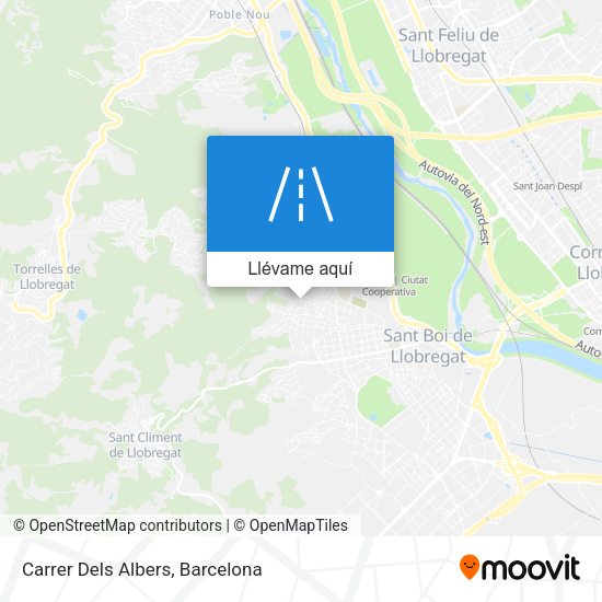 Mapa Carrer Dels Albers