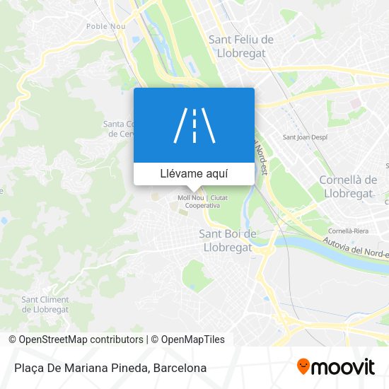 Mapa Plaça De Mariana Pineda