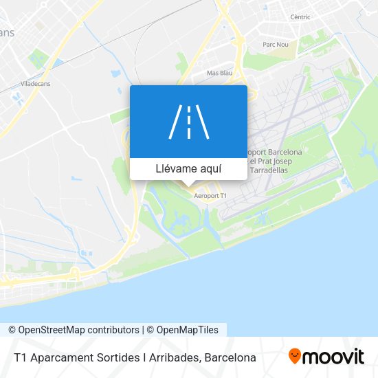 Mapa T1 Aparcament Sortides I Arribades