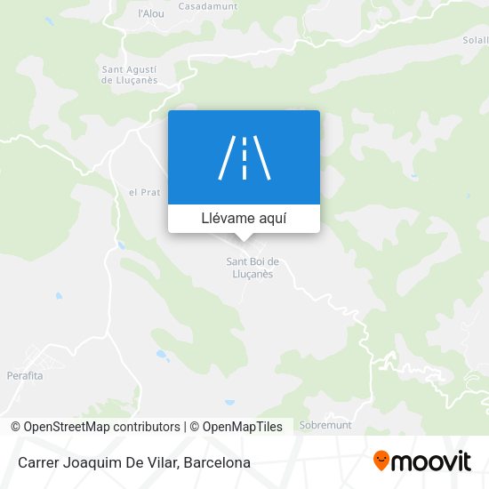 Mapa Carrer Joaquim De Vilar
