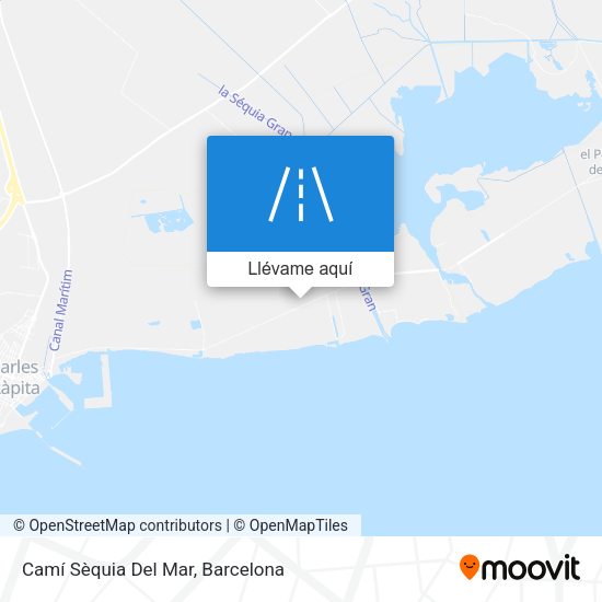 Mapa Camí Sèquia Del Mar