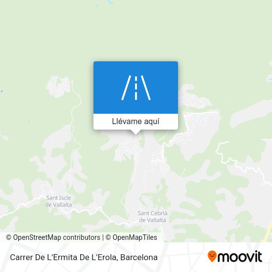Mapa Carrer De L'Ermita De L'Erola