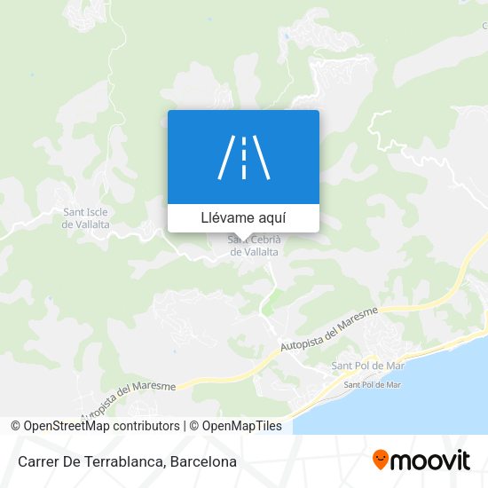 Mapa Carrer De Terrablanca
