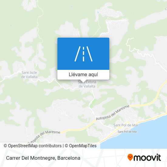Mapa Carrer Del Montnegre