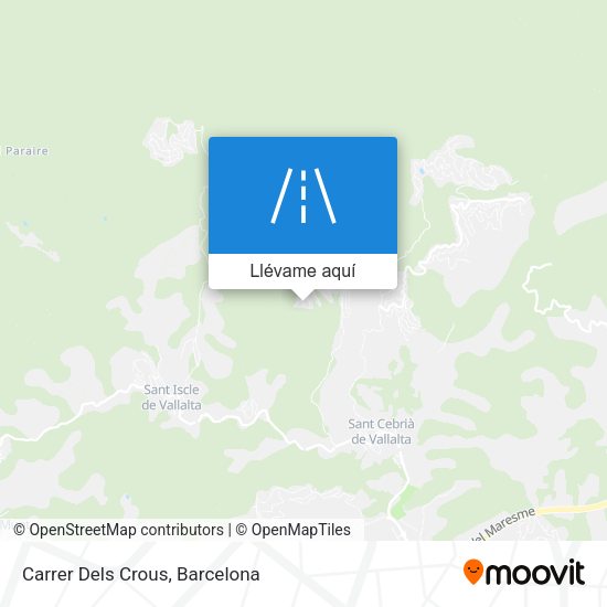 Mapa Carrer Dels Crous