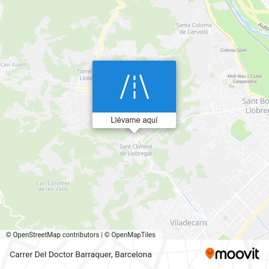 Mapa Carrer Del Doctor Barraquer