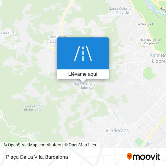 Mapa Plaça De La Vila