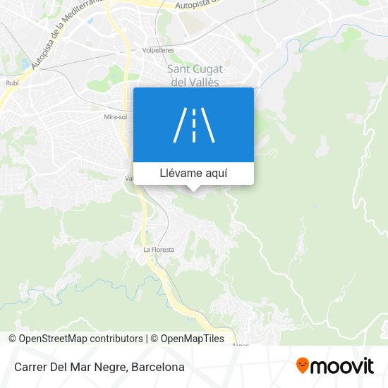 Mapa Carrer Del Mar Negre