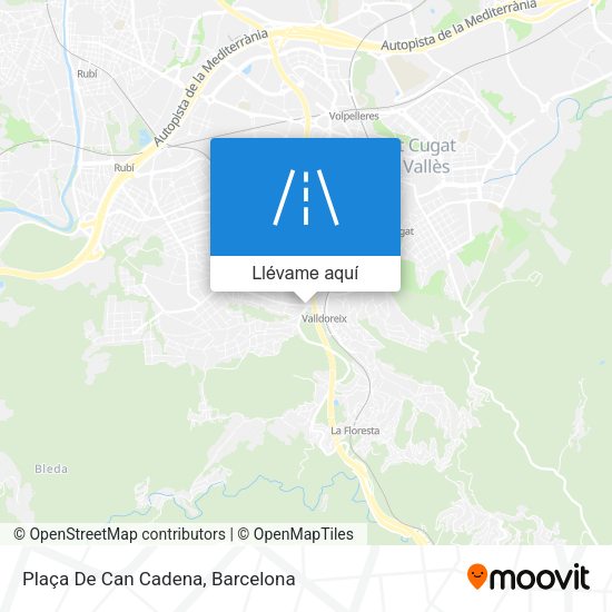 Mapa Plaça De Can Cadena