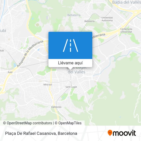 Mapa Plaça De Rafael Casanova