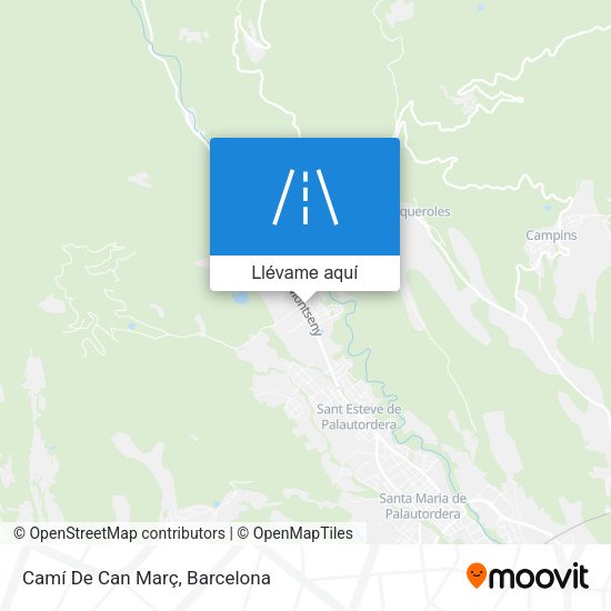 Mapa Camí De Can Març