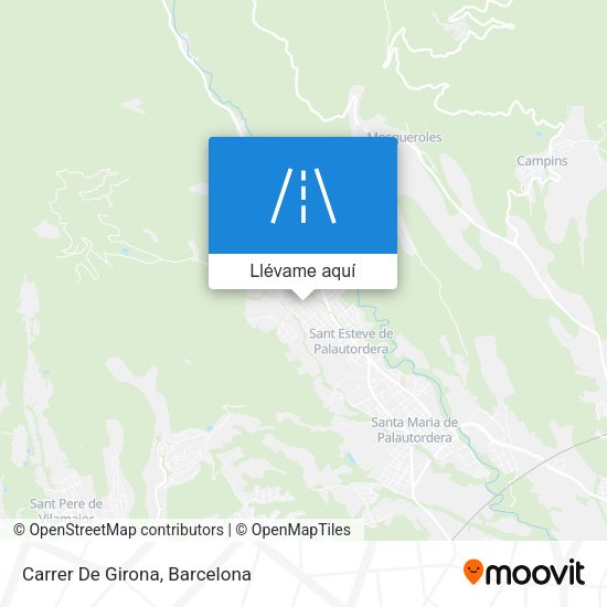 Mapa Carrer De Girona