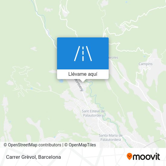 Mapa Carrer Grèvol