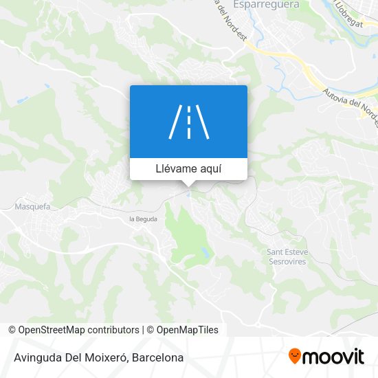 Mapa Avinguda Del Moixeró