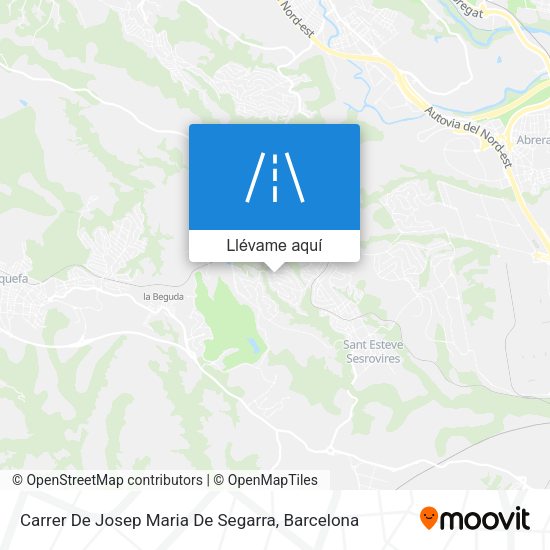Mapa Carrer De Josep Maria De Segarra