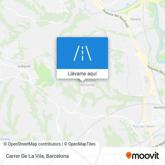 Mapa Carrer De La Vila